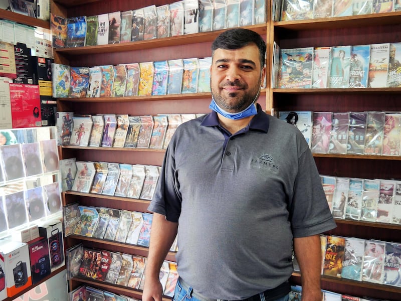 Pictured: Anas Al Madadha, 37, runs a DVD store in Zarqa. He is a father to four sons. He said he level of violence shown in this attack has shocked the community and believes the death penalty should be considered. 
19/10/2020
Photographer: Charlie Faulkner