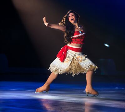 Moana as part of 'Disney on Ice presents Mickey and Friends'. Photo: Disney on Ice
