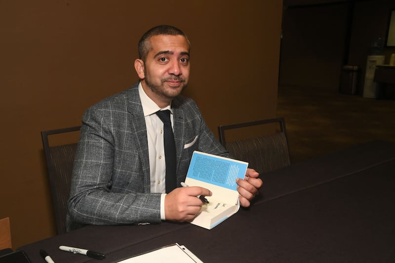 Mehdi Hasan attends the Muslim Public Affairs Council Convention: Authentic Voices For Principled Changed, in Los Angeles on November 11. Getty Images