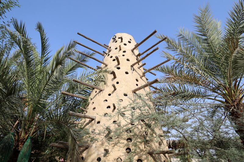 The pigeon tower at RAK Natures Treasures