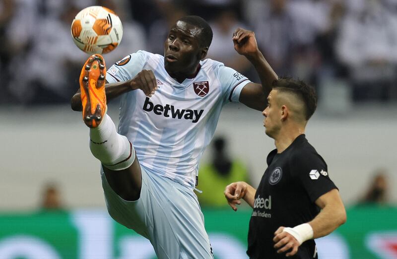 Kurt Zouma 5 - Got dragged into no man’s land for Cresswell’s sending off and was slow to pick up Knauff’s run for the first goal. Almost prodded the ball home when Bowen whipped in a dangerous free kick two minutes from the end of the first half.  EPA