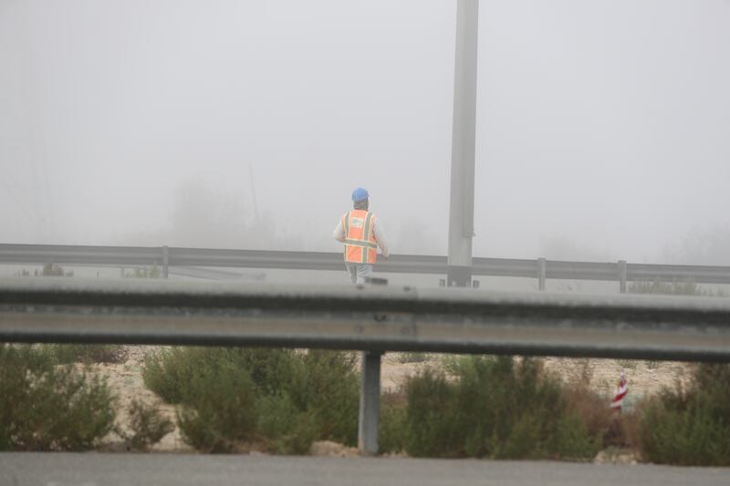 Fog alerts were issued in most parts of the country.