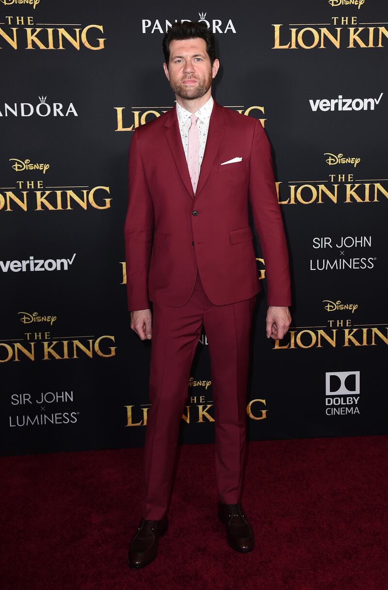 Billy Eichner arrive at the world premiere of Disney's 'The Lion King' at the Dolby Theatre on July 9, 2019. AP