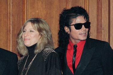 Barbra Streisand, pictured with Michael Jackson in 1986, says she feels "nothing but sympathy" for the two men that have accused the late performer of abuse. AP