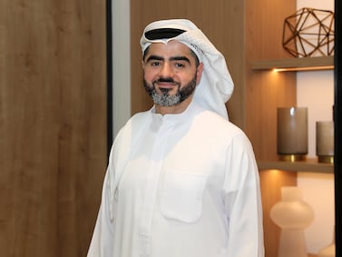 Faisal Falaknaz, Aldar Group's chief financial and sustainability officer, says the company remains bullish about the property market in the UAE. Pawan Singh / The National