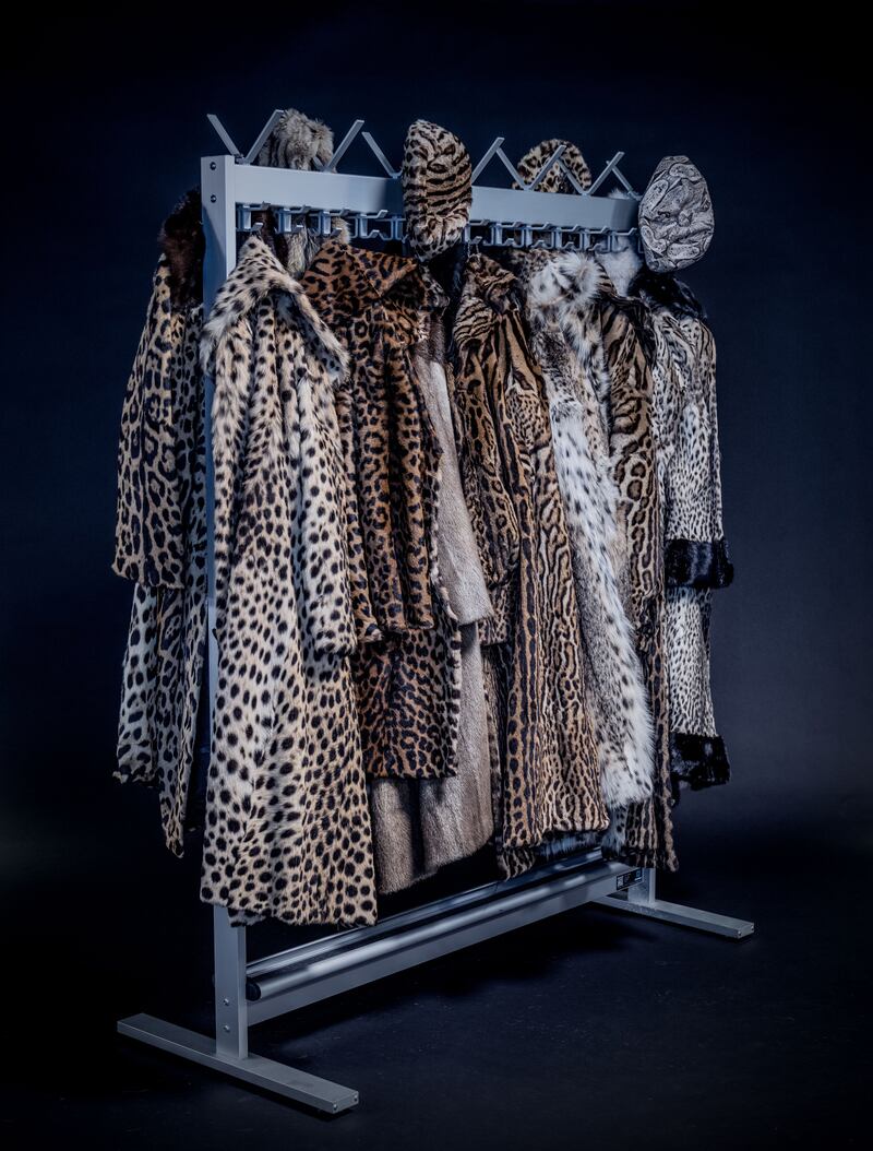 Fashion Victims by Britta Jaschinski, of confiscated coats made from the skins of endangered big cats in Hamburg