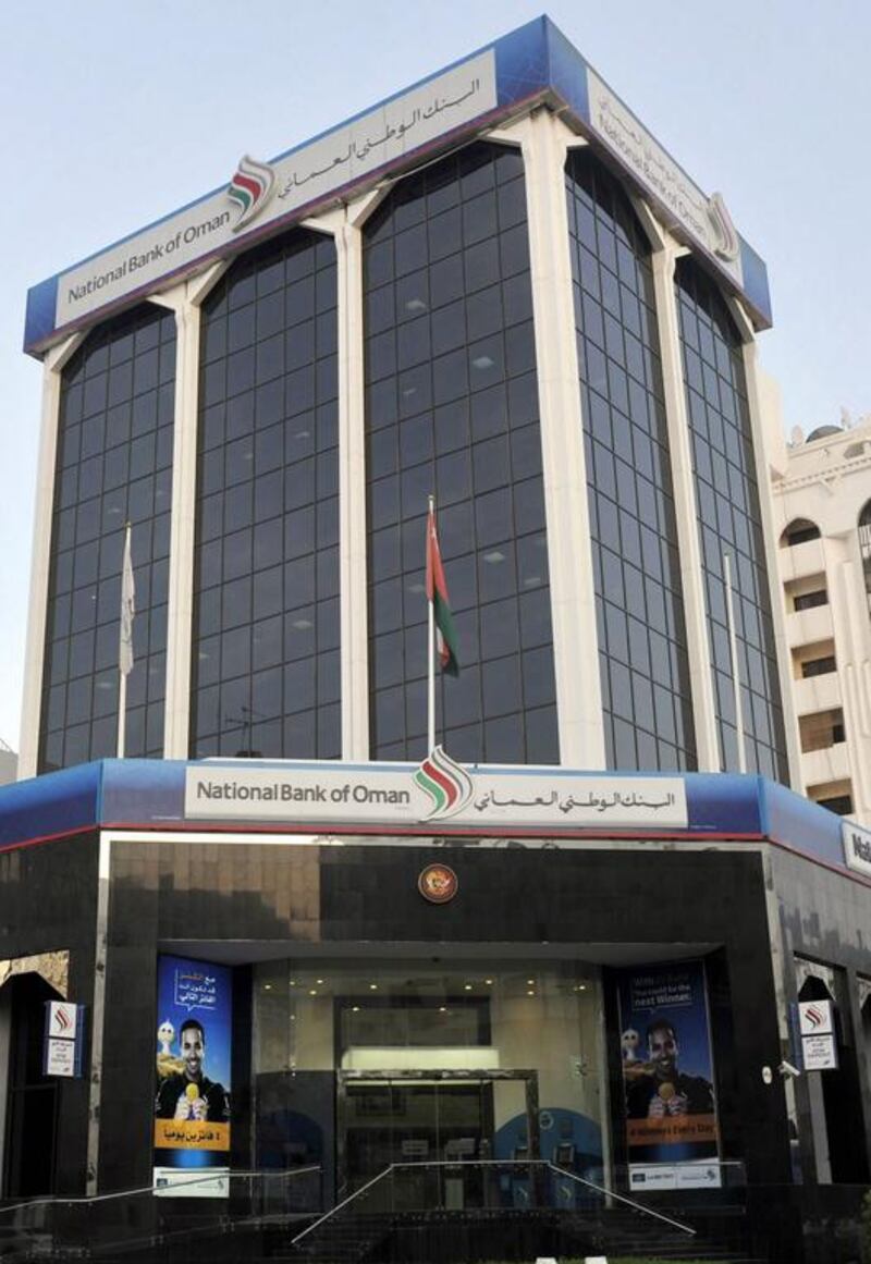 The National Bank of Oman pictured in Muscat on September 11, 2011. Sultan Alhasani / Reuters