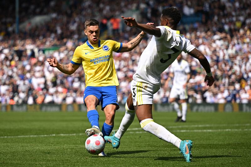  Leandro Trossard, 7 - Showed excellent strength to hold off a challenge and bring Cucurella’s driven cross under control before feeding Mac Allister. Halted by a perfect tackle from Koch with just Meslier to beat and later curled an ambitious effort wide. AFP