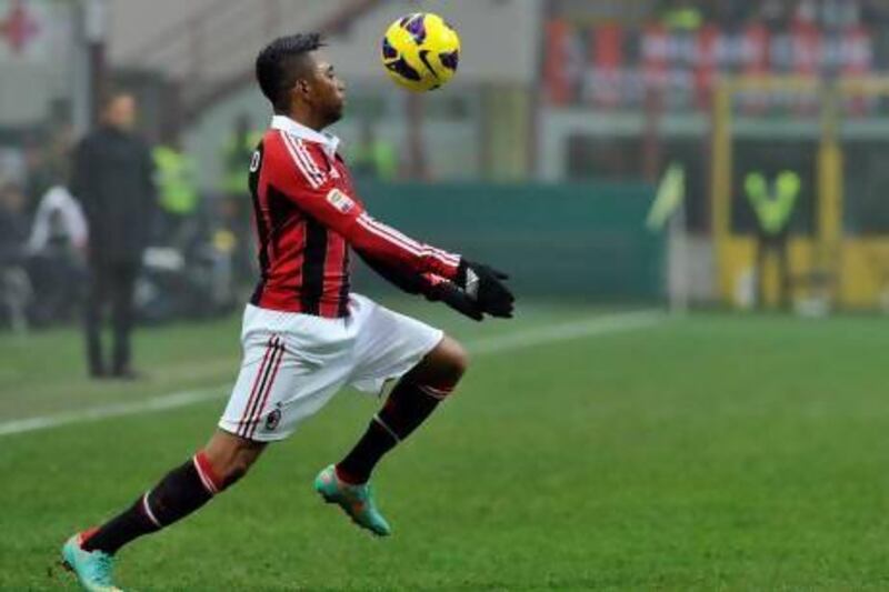 AC Milan forward Robinho has indicated he would like to return to Brazil and Santos. Paolo Bona / Reuters