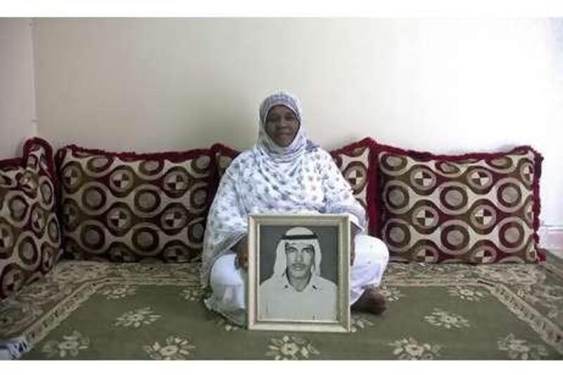 Obeida Salah reminisces about her late second husband Mohamd al Makiar, who brought her to Ras al Khaimah and the house in Maaridh where she still lives with her sons and their children.