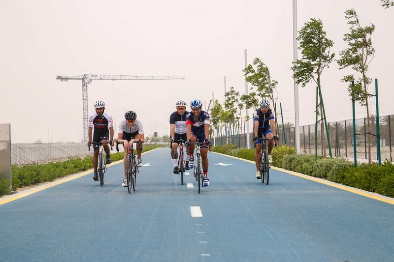 A group of five riders from different nationalities will today set out on a unique ride, aiming to cover the UAE in 24 hours. Courtesy Besport
