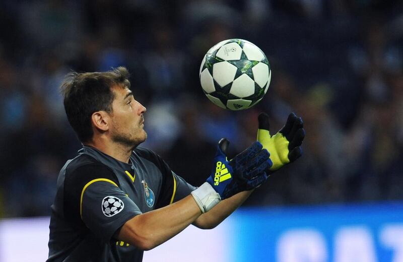 Porto goalkeeper Iker Casillas. Paulo Duarte / AP