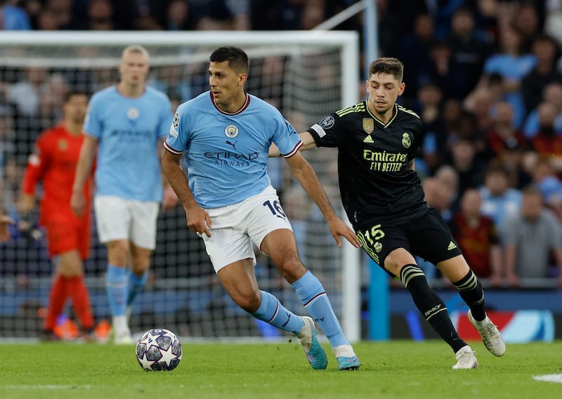Rodri - 8. Superb in the middle of the field and helped the home side control proceedings. His cross-turned-shot flashed across the face of the post in the seventh minute. Reuters 