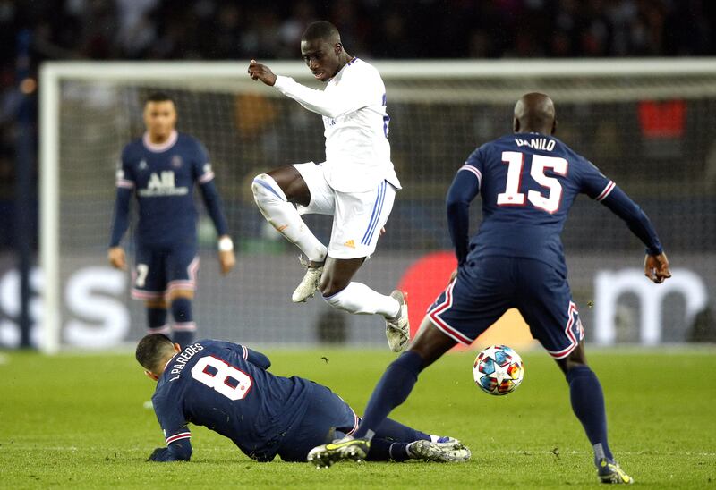 Ferland Mendy – 6. Good battle with Hakimi, but couldn’t get himself forward to be as potent an attacking threat as he would’ve liked. EPA