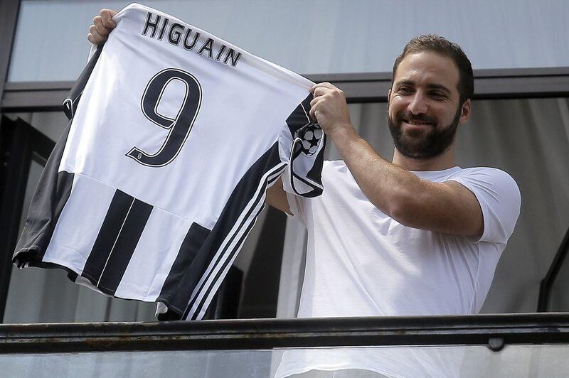 Juventus forward Gonzalo Higuain. Marco Bertorello / AFP  