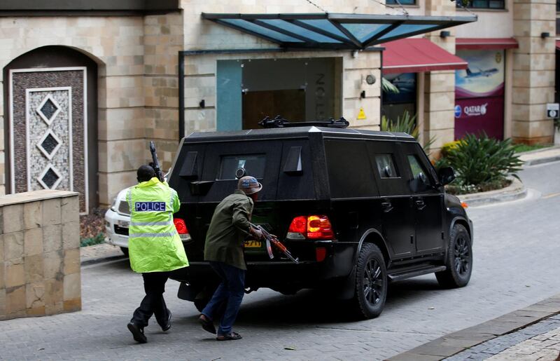 Members of the security forces in situ. Thomas Mukoya / Reuters