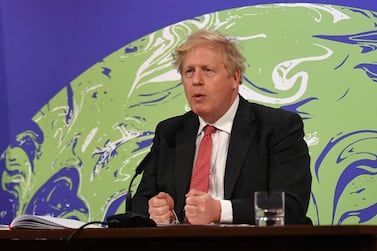 British Prime Minister Boris Johnson will use the summit in Cornwall this week to secure support for large-scale renewable energy projects in Africa and Asia. Associated Press