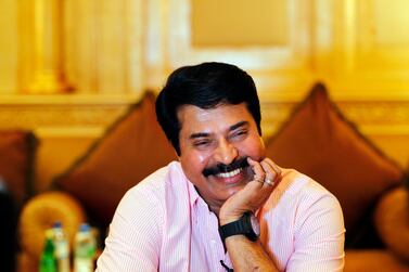 Mammootty, pictured here at Emirates Palace a few years ago, will reportedly fly in this week to start rehearsals for the huge charity show. Photo: Sarah Dea / The National