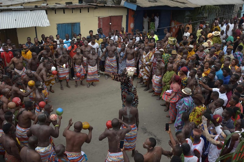 The "Blessoue Djehou" generation is mature in age and is the next generation to participate in the management of village affairs.  AFP