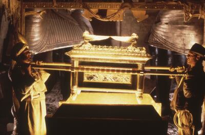 The Ark of the Covenant as depicted in the 1981 film Indiana Jones and the Raiders of the Lost Ark. Getty Images