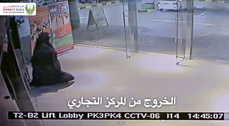Alaa Al Hashemi was captured on security cameras after murdering an teacher on Reem Island. 