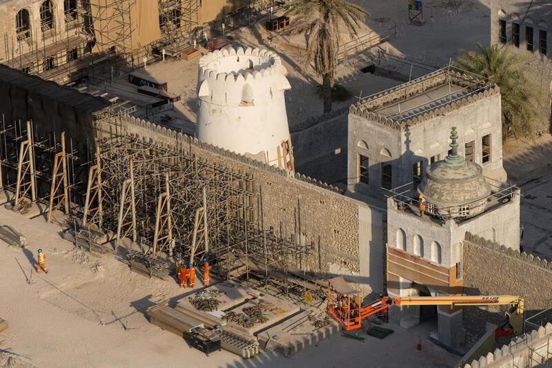 Abu Dhabi, United Arab Emirates, June 28, 2017:    General view of Qasr Al Hosn, which is currently undergoing restoration, in the Al Hosn area of Abu Dhabi on June 28, 2017. Christopher Pike / The National

Job ID: 
Reporter: 
Section: Big Picture
Keywords: 

 *** Local Caption ***  CP0628-big picture-02.JPG