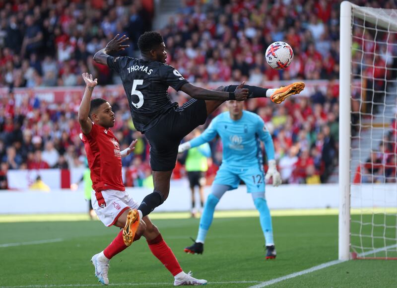 Thomas Partey - 6. Utilised in an unusual role at right-back, Partey's impact was limited. He played in a dangerous cross in the 42nd minute, but there was no black shirt in the penalty area to get on the end of it. Getty Images