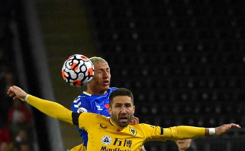 Joao Moutinho - 7: Ran the show in first half as Everton midfield failed to show up. Some deft touches and nice passes to pick out teammates, although was different game after break with much improved opposition. AP