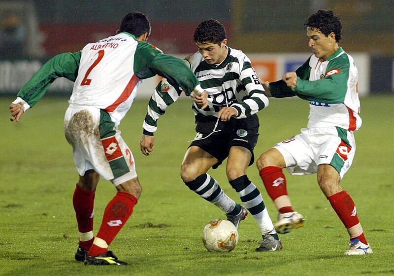 In Cristiano Ronaldo's first senior season in 2002-03, he scored seven goals -  six for Sporting, and one for Portugal U21s. EPA