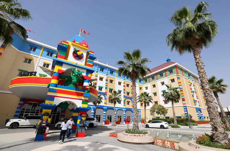 Legoland Hotel in Dubai, the first Lego-themed hotel in the Middle East. AFP
