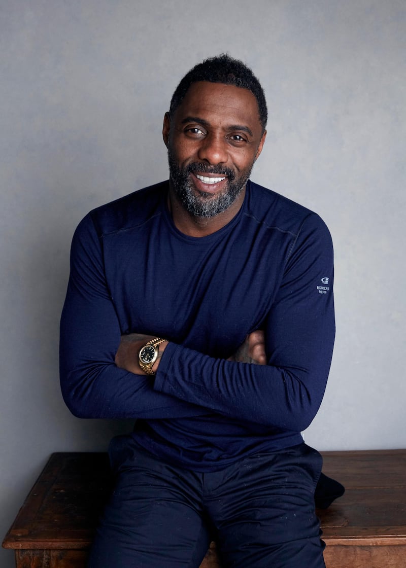 FILE - In this Jan. 21, 2018, file photo, actor-director Idris Elba poses for a portrait to promote his film "Yardie" at the Music Lodge during the Sundance Film Festival in Park City, Utah. On Monday, Nov. 5, 2018, Elba was named Sexiest Man Alive by People magazine. (Photo by Taylor Jewell/Invision/AP, File)