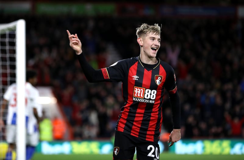 David Brooks, Bournemouth:  There aren't many players that come from the lower divisions and take to the Premier League like a duck to water - especially aged just 21. The Welsh international wideman cost £11.5m from Sheffield United and has fitted straight into Bournemouth's fluent style, adding five goals including both against Brighton at the weekend. A bright future lies ahead and a sharp increase in his transfer value.   Getty Images