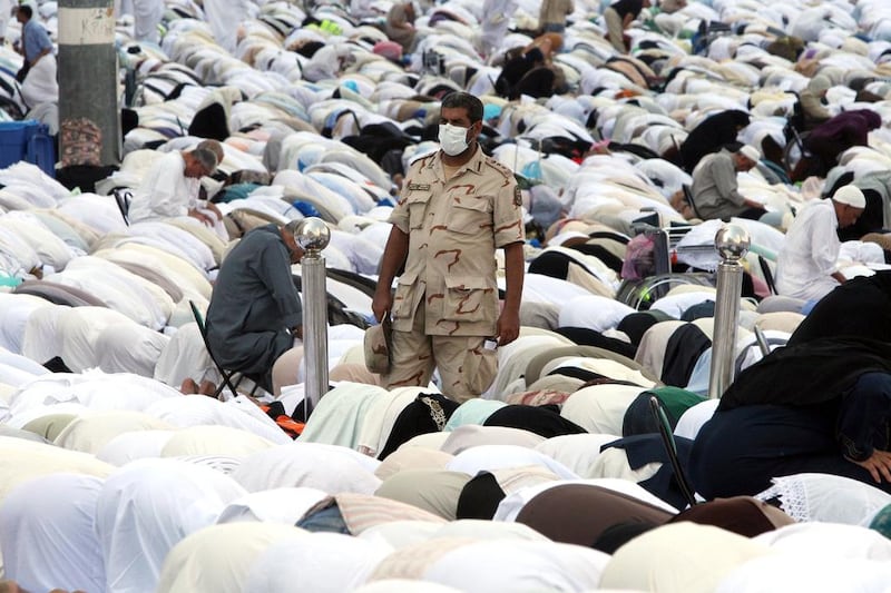 More than two million pilgrims are expected to descend on Mecca, Saudi Arabia, for the Haj, raising fears that Mers could spread to visitors from across the globe. AP Photo