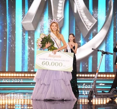 Miss Universe Poland 2023 Angelika Jurkowianiec. Photo: @miss.polski / Instagram