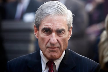 Over 22 months, Special Counsel Robert Mueller has charged six people connected to Mr Trump and another 28 people, including 26 Russians. AP Photo