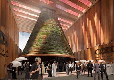 The Dutch pavilion will host a global challenge on sustainability. Photo: Netherlands Pavilion at Expo 2020 Dubai 