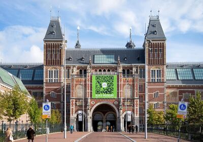 Exterior view of the Rijksmuseum in Amsterdam, Netherlands October 10, 2020. Picture taken October 10, 2020. REUTERS/Piroschka van de Wouw