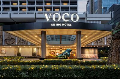 The Voco Orchard Singapore hotel opened this year at the northern end of the ritzy Orchard Road. Photo: Voco