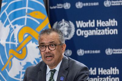 World Health Organisation Director General Dr Tedros Adhanom Ghebreyesus fears the world is not ready to combat another pandemic. Reuters



