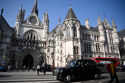 The Royal Courts of Justice in London. EPA