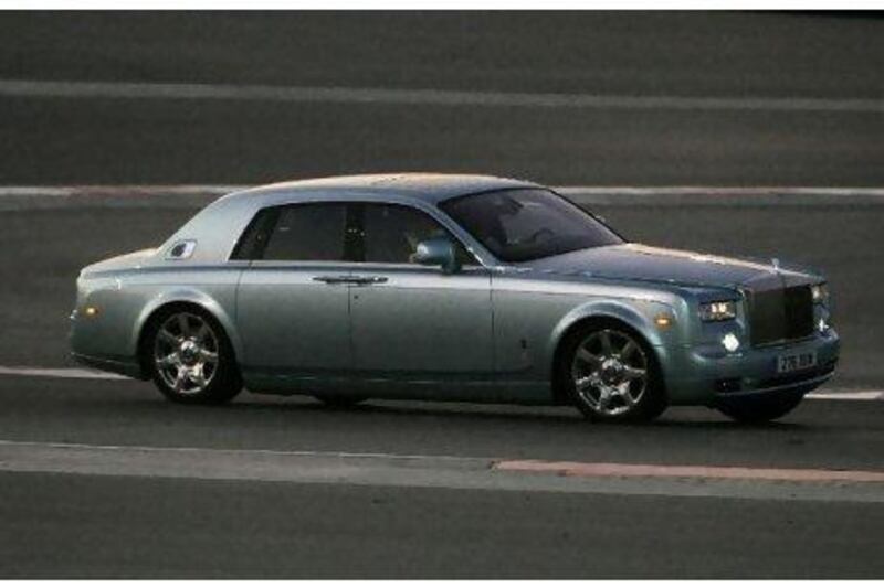 The Rolls-Royce 102EX was in Dubai last month. Jaime Puebla / The National