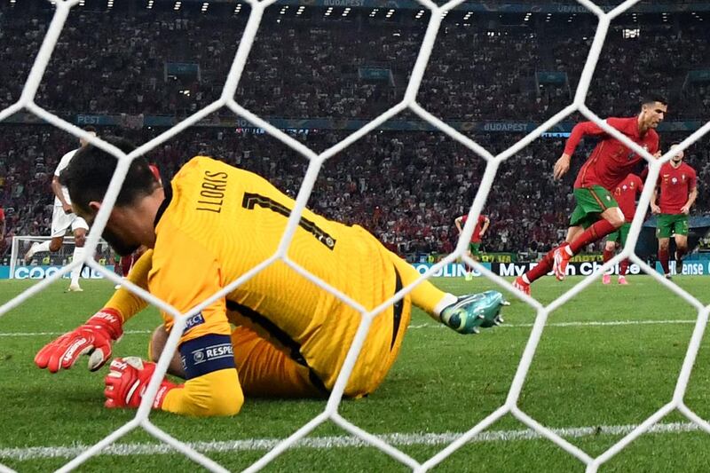FRANCE RATINGS: Hugo Lloris - 4, Punched Danilo in the face to concede the penalty and get a booking, while he didn’t make any outstanding saves. AFP