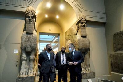 Iraq and Britain have joined forces to tackle the illicit trade in antiquities. Iraq Prime Minister Media Office