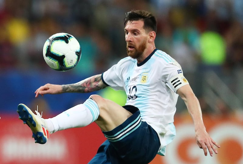 Soccer Football - Copa America Brazil 2019 - Quarter Final - Venezuela v Argentina - Maracana Stadium, Rio de Janeiro, Brazil - June 28, 2019   Argentina's Lionel Messi in action REUTERS/Pilar Olivares