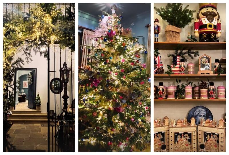 With so many houses around the world to decorate, singer Robbie Williams and his actress wife, Ayda Field, shared a few of their decorations at both their London and LA homes. With four children, the pair added plenty of fun touches. Instagram