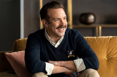 Jason Sudeikis in a scene from 'Ted Lasso.' Photo: Apple TV+