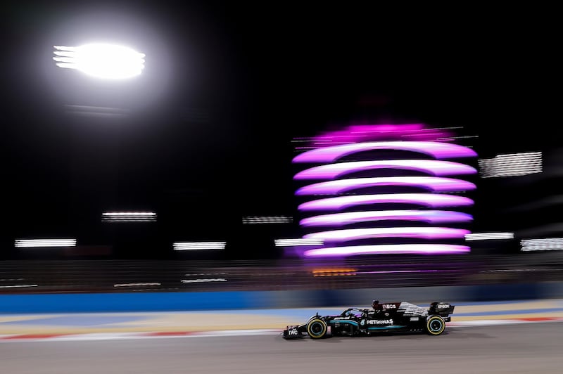 Lewis Hamilton of Mercedes in action. EPA