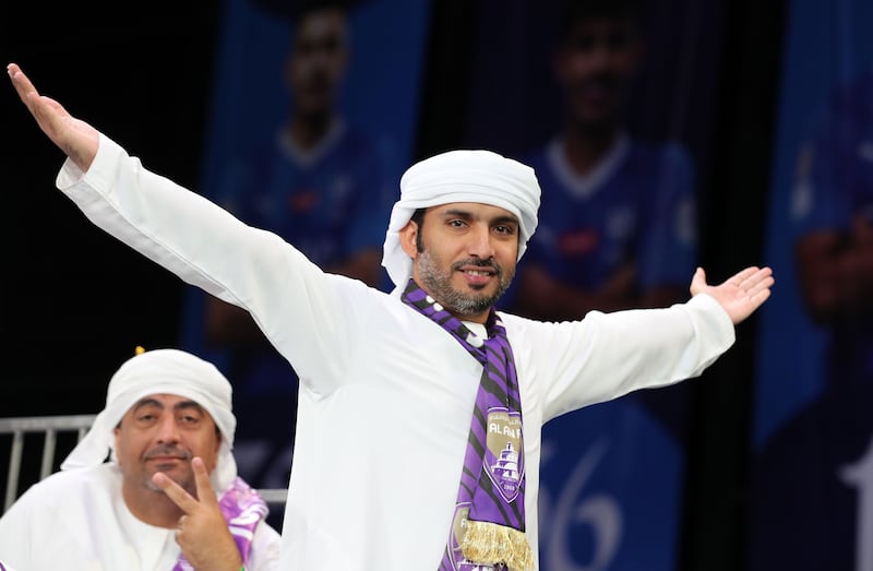 Al Ain fans during the match.