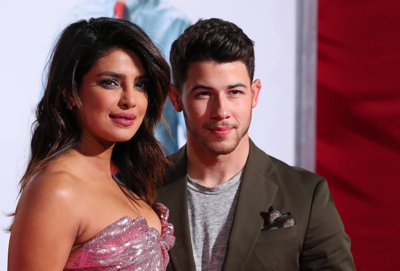 Priyanka Chopra and Nick Jonas spoke to reporters about their plans to start a family. AFP