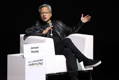 Jensen Huang, founder and chief executive of Nvidia. Chris Whiteoak / The National
